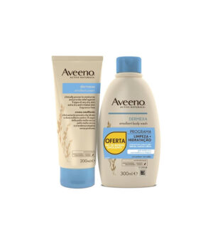 Dermexa Emollient Cream 200ml + Emollient Body Wash 300ml — изображение 1